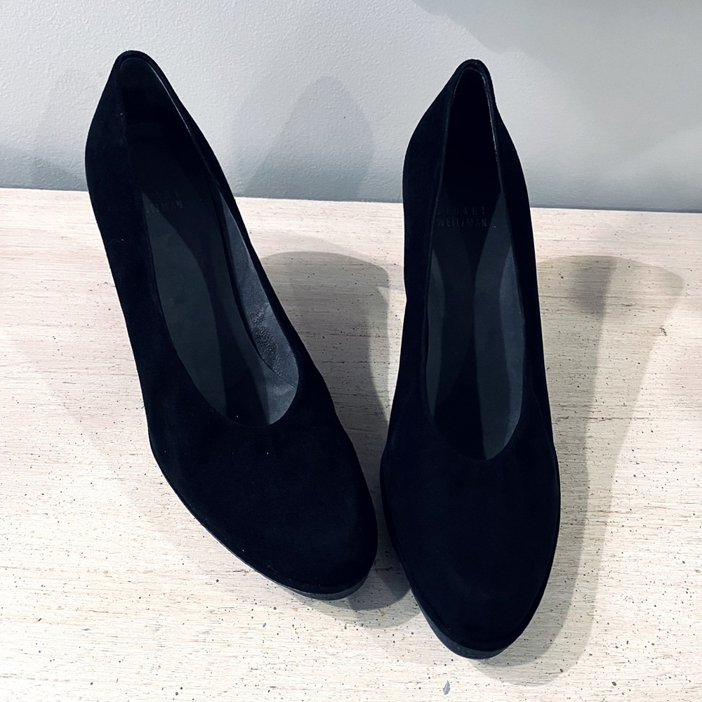 Stewart Wisemen suede pumps. - Picture 2 of 4